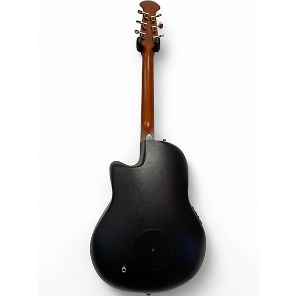 Used Ovation CE44P Natural Acoustic Electric Guitar