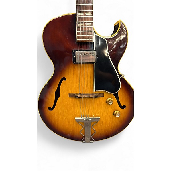Vintage 1963 Gibson 1963 ES175 SINGLE PICKUP 2 Color Sunburst Acoustic Electric Guitar