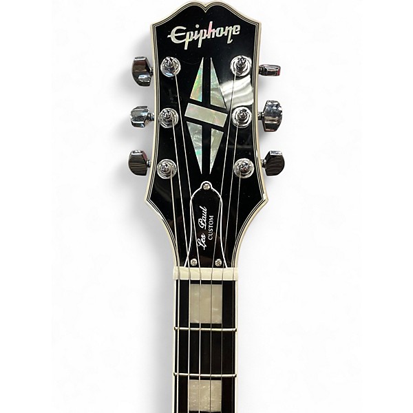 Used Epiphone ADAM JONES BERSERKER SIGNATURE ART SERIES LES PAUL CUSTOM Silverburst Solid Body Electric Guitar