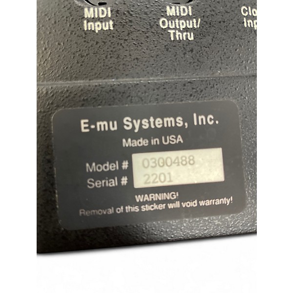 Used E-mu Emax II Sound Module