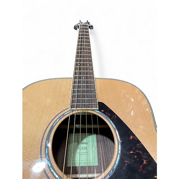 Used Yamaha FG830 Natural Acoustic Guitar