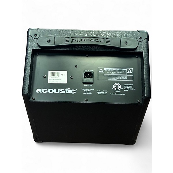 Used Acoustic AG15 15W 1X8 Acoustic Guitar Combo Amp