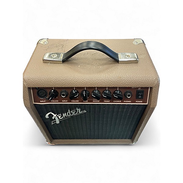 Used Fender Acoustasonic 15 Acoustic Guitar Combo Amp