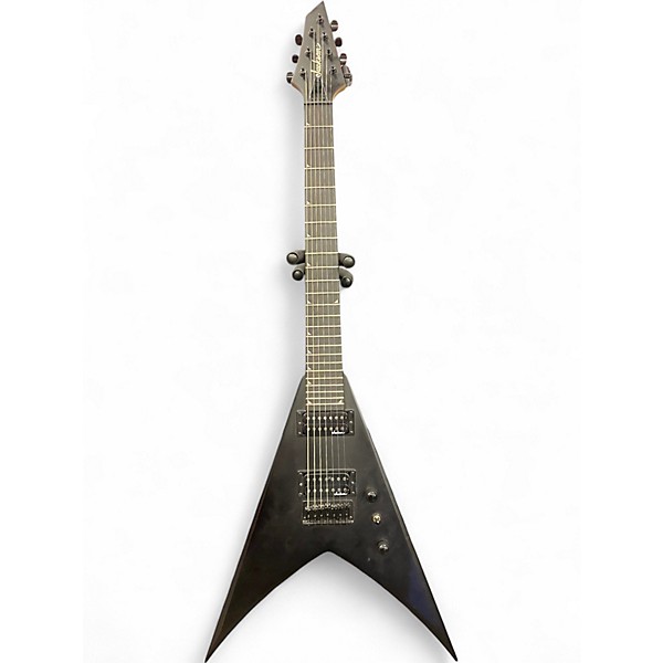 Used Jackson JS Series King V JS22 KV HT 7-String Black Solid Body Electric Guitar