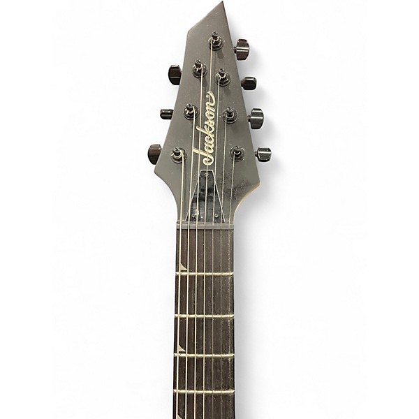 Used Jackson JS Series King V JS22 KV HT 7-String Black Solid Body Electric Guitar