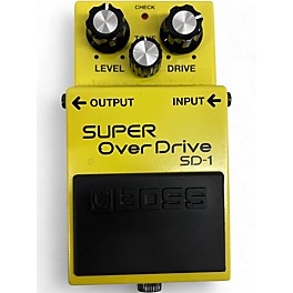 Used BOSS SD1 Super Overdrive Effect Pedal