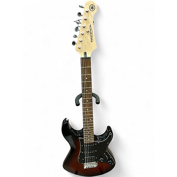 Used Yamaha Pacifica Deluxe Vintage Sunburst Solid Body Electric Guitar