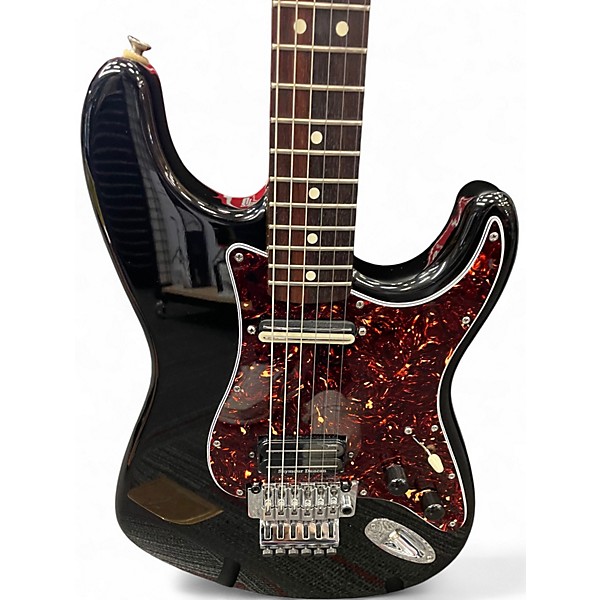 Used Fender Richie Sambora Signature Stratocaster Black Solid Body Electric Guitar