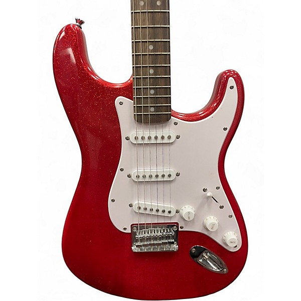 Used Squier Bullet Stratocaster Red Solid Body Electric Guitar