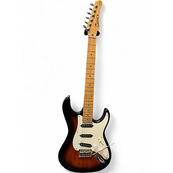 Used Samick custom shop pro 3 Color Sunburst Solid Body Electric Guitar