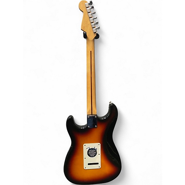 Used 2003 Fender Standard Stratocaster 3 Color Sunburst Solid Body Electric Guitar