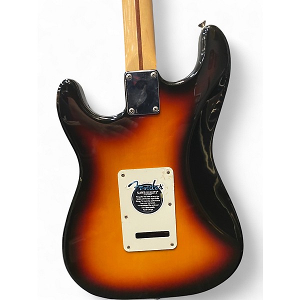Used 2003 Fender Standard Stratocaster 3 Color Sunburst Solid Body Electric Guitar
