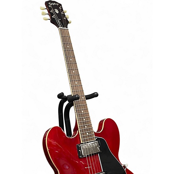 Used Epiphone ES335 INSPIRED BY GIBSON Cherry Hollow Body Electric Guitar