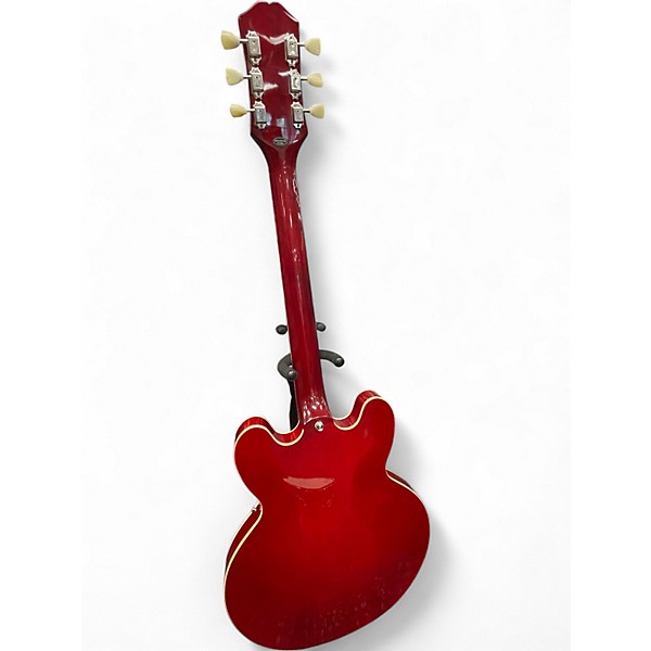 Used Epiphone ES335 INSPIRED BY GIBSON Cherry Hollow Body Electric Guitar