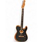 Used Fender Acoustasonic Player Telecaster Black Acoustic Electric Guitar thumbnail
