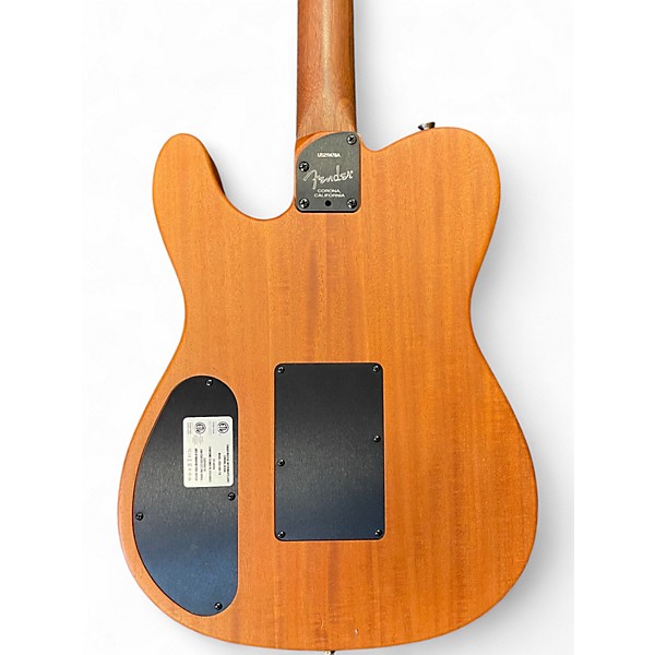 Used Fender American Acoustasonic Telecaster Mahogany Acoustic Electric Guitar
