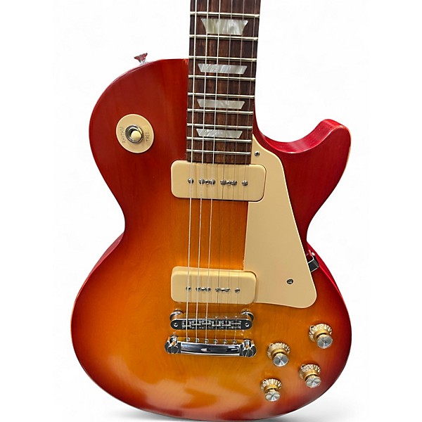 Used Gibson Les Paul Studio '60s Tribute with P90s Cherry Sunburst Hollow Body Electric Guitar