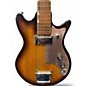 Vintage 1966 Teisco beltone Natural Solid Body Electric Guitar
