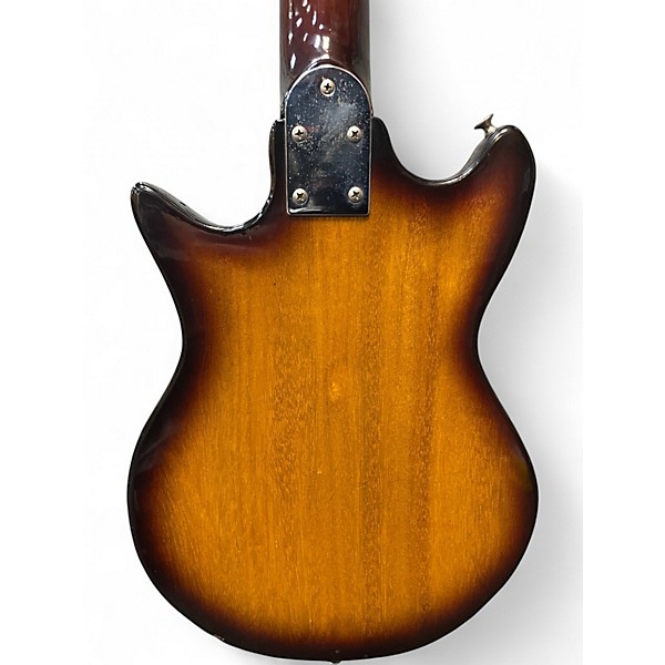 Vintage 1966 Teisco beltone Natural Solid Body Electric Guitar