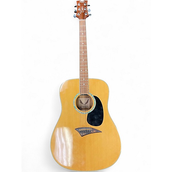 Used Dean tradition one Natural Acoustic Guitar