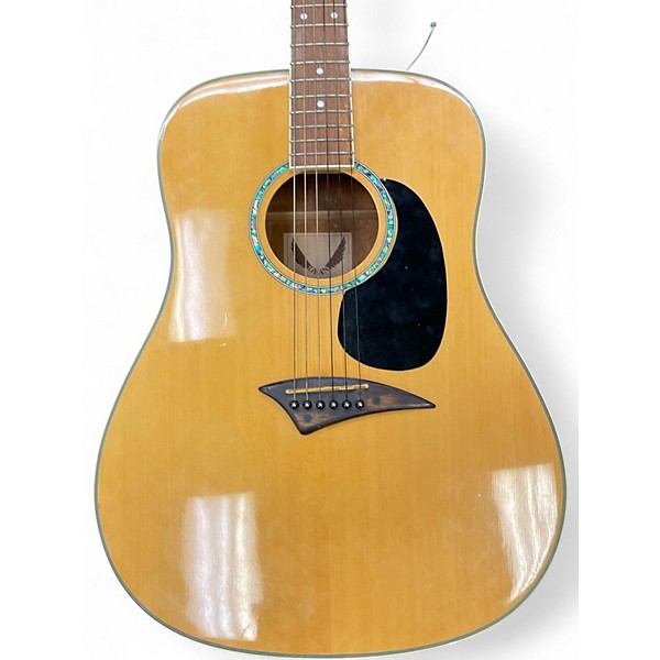 Used Dean tradition one Natural Acoustic Guitar