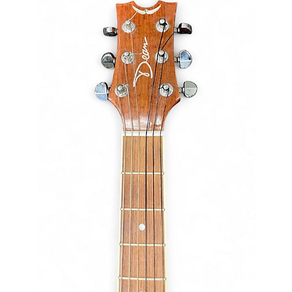 Used Dean tradition one Natural Acoustic Guitar