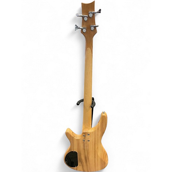 Used Klaxton WOODTONE Natural Electric Bass Guitar