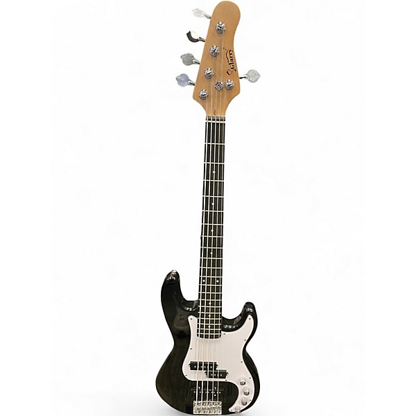 Used Glarry GP 5 Black Electric Bass Guitar