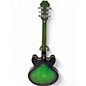 Used Epiphone Dot Deluxe Flametop Green Hollow Body Electric Guitar