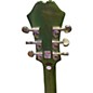 Used Epiphone Dot Deluxe Flametop Green Hollow Body Electric Guitar