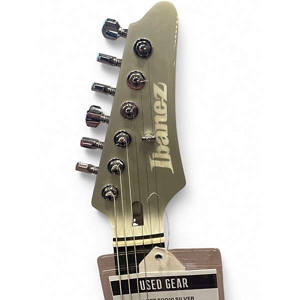Used Ibanez TOD10 Silver Solid Body Electric Guitar