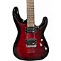 Used Schecter Guitar Research C6 PLUS Dark Cherry Burst Solid Body Electric Guitar