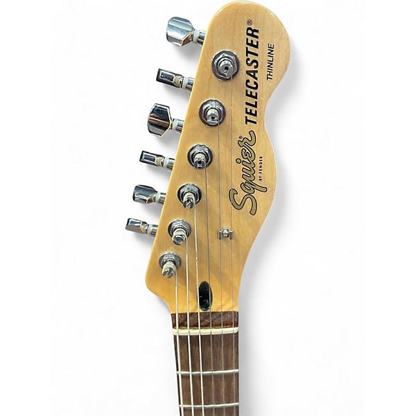 Used Squier Classic Vibe 70s Thinline Telecaster Cream Hollow Body Electric Guitar