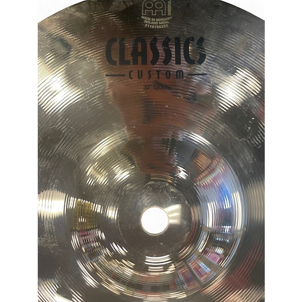 Used MEINL 10in Classic Custom Splash Cymbal