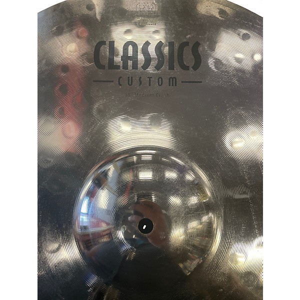 Used MEINL 18in Classic Custom Medium Crash Cymbal