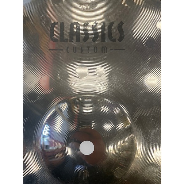 Used MEINL 14in classics custom medium hihats Cymbal