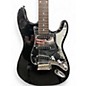 Used Squier Standard Stratocaster Black Solid Body Electric Guitar