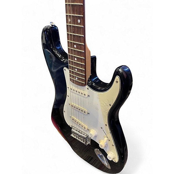 Used AXL JOHNSON STRAT Black Solid Body Electric Guitar