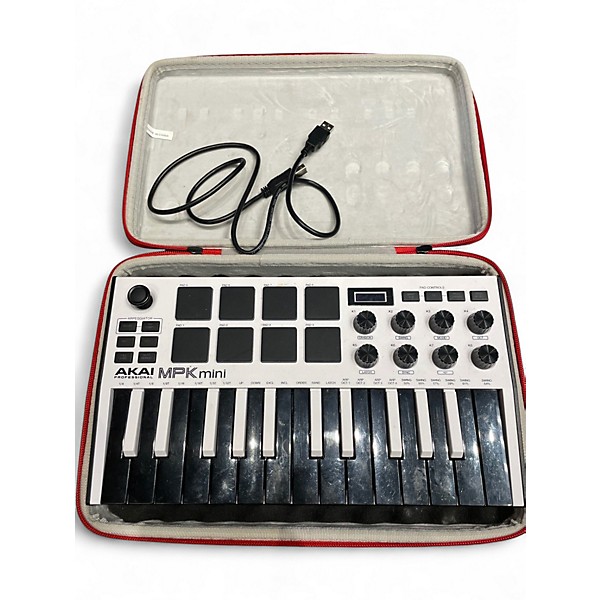 Used Akai Professional MPK Mini MKII MIDI Controller