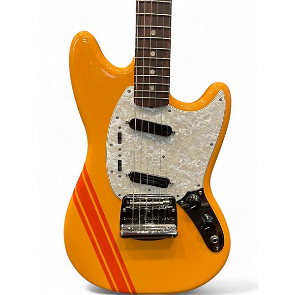 Used Fender Vintera II ‘70s Competition Mustang Orange Solid Body Electric Guitar