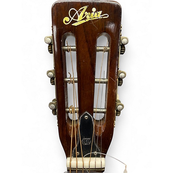 Used Aria 9600C Natural Acoustic Guitar