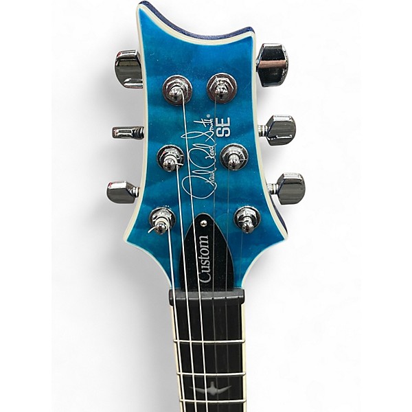Used PRS SE Custom 24-08 Lake Placid Blue Solid Body Electric Guitar