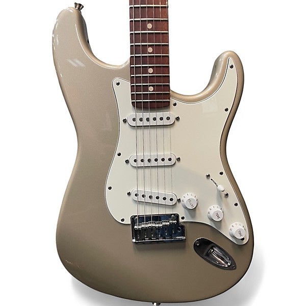 Used Warmoth stratocaster Shoreline Gold Solid Body Electric Guitar