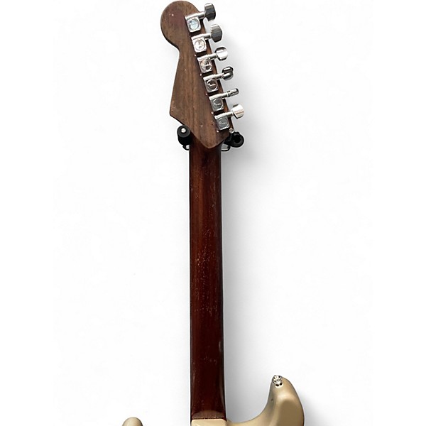 Used Warmoth stratocaster Shoreline Gold Solid Body Electric Guitar