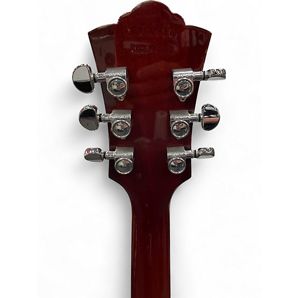 Used 1990s Guild Starfire II Trans Red Hollow Body Electric Guitar