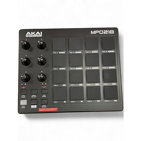 Used Akai Professional MPD218 MIDI Controller