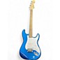 Used 2021 Squier Bullet Stratocaster Blue Solid Body Electric Guitar thumbnail