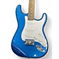 Used 2021 Squier Bullet Stratocaster Blue Solid Body Electric Guitar