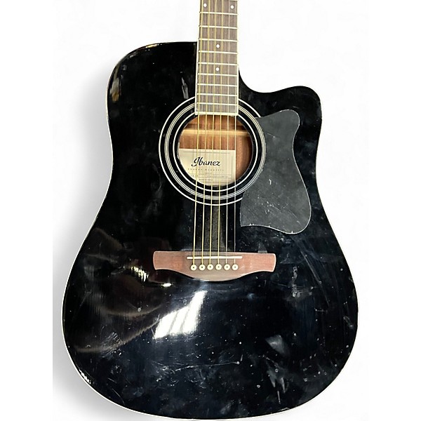 Used Ibanez V70CE Black Acoustic Electric Guitar