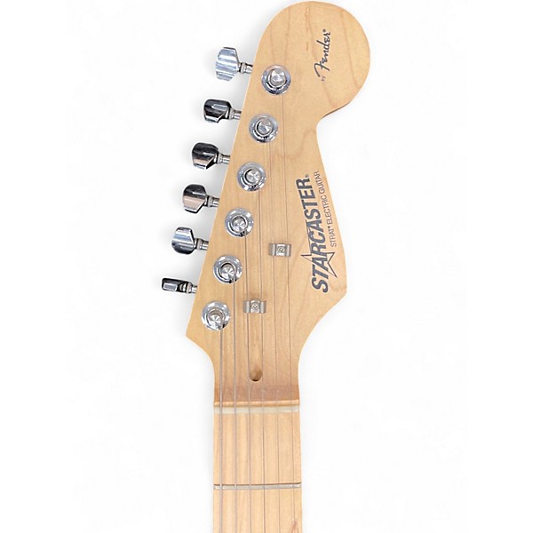 Used Starcaster by Fender Stratocaster Vintage White Solid Body Electric Guitar